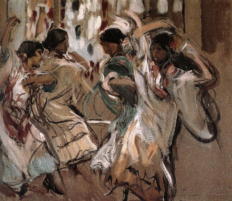 Joaquin Sorolla Dance Project oil painting image